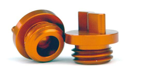 T.M. Designworks - T.M. Designworks Oil Fill Plug - KTM Orange - AOP-KTM-OR