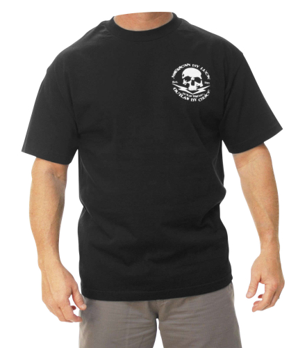 Outlaw Threadz - Outlaw Threadz Outlaw T-Shirt - MT09-MD - Black - Medium