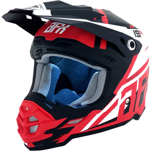AFX - AFX FX-19R Racing Helmet - 0110-7067 - Racing Matte Ferrari Red - 2XL