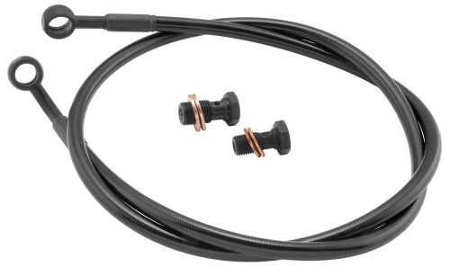 Goodridge - Goodridge All Black Cruiser Brake Line Kit - KW2887-2FPBK