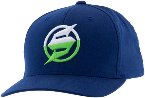Slednecks - Slednecks Half Jack Curve Flex Fit Hat - 530351 - Royal - Sm-Md
