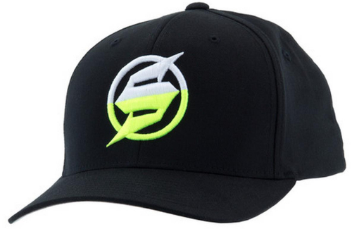 Slednecks - Slednecks Half Jack Curve Flex Fit Hat - 530312 - Black - Lg-XL