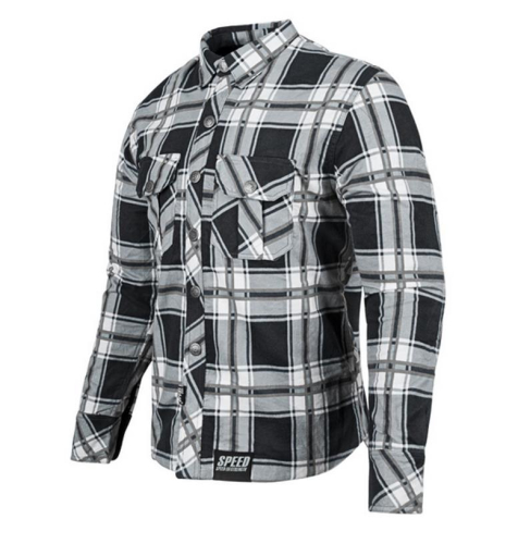 Speed & Strength - Speed & Strength Rust and Redemption Armored Moto Shirt - 878983 - Black/Gray - X-Large