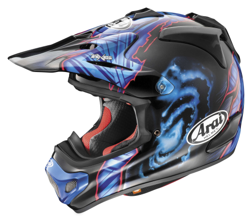 Arai Helmets - Arai Helmets VX-Pro4 Barcia Helmet - 814575 - Barcia Black/Blue - 2XL