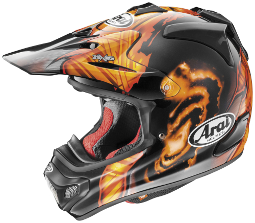 Arai Helmets - Arai Helmets VX-Pro4 Barcia Helmet - 814582 - Barcia Black/Orange - Medium