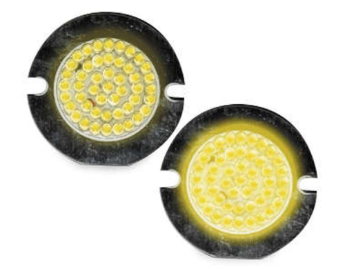 Radiantz - Radiantz Retroz LED Turn Signal Inserts - Amber - Flat Style - Dual Function - 9510-27