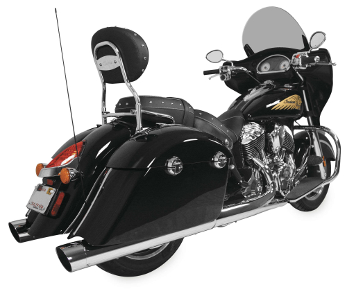 Rush Exhaust - Rush Exhaust Performance 4in. Slip-On -  2.5in. Baffle - Black - 45115-250