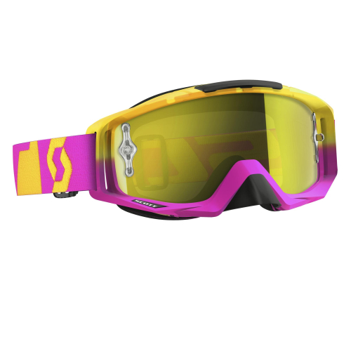 Scott USA - Scott USA Tyrant Goggles - 240585-4974289 - Oxide Pink / Yellow Chrome Works Lens - OSFM