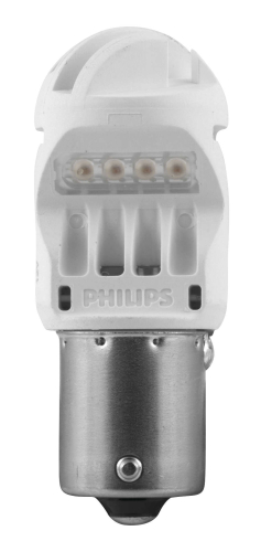 Philips - Philips Vision LED Bulbs - 1156R P21R - Red - 12839REDB2