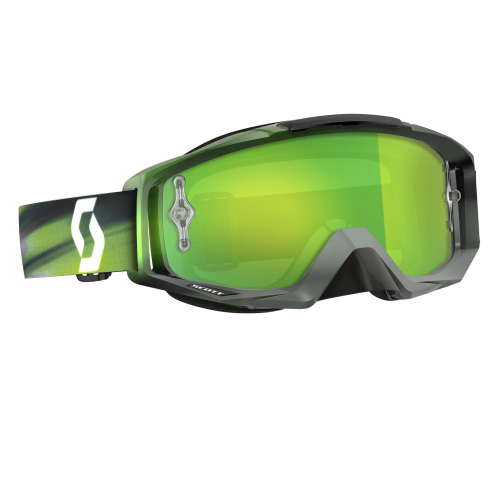Scott USA - Scott USA Tyrant Goggles - 240585-4966279 - Speed Gray/Green / Green Chrome Works Lens - OSFM