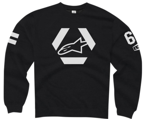 Alpinestars - Alpinestars Sniper Crew Fleece Sweatshirt - 103551005102X - Black - 2XL