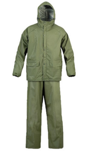 Mossi - Mossi SX Rain Suit - 51-200OD-2XL - Olive Drab - 2XL