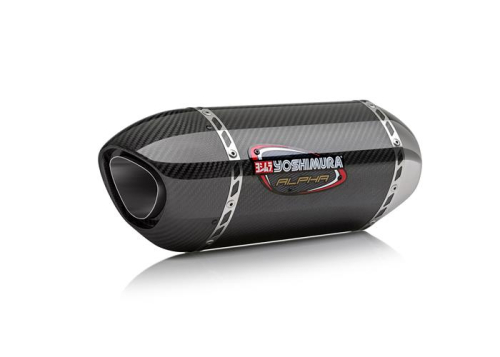 Yoshimura - Yoshimura Alpha Signature Series Slip-On - Carbon Fiber Muffler - 11181EM220