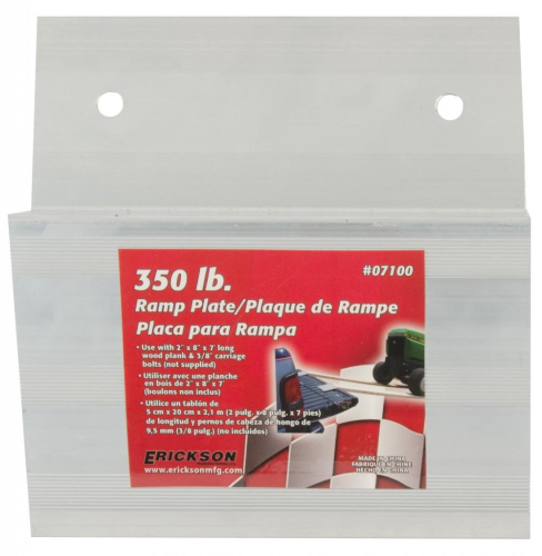 Erickson - Erickson 300lbs. Ramp Plate - 3/16in. - 07100