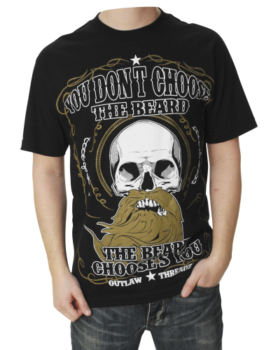 Outlaw Threadz - Outlaw Threadz The Bear T-Shirt - MT75-MD - Black - Medium