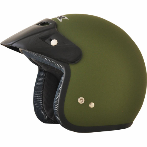 AFX - AFX FX-75 Solid Youth Helmet - 01050029 - Flat Olive Drab - Small