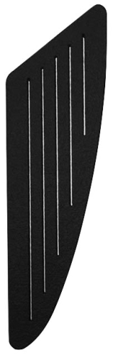RF Custom Parts - RF Custom Parts Floorboards - Black with Chrome Hi Line - XF-1-661314