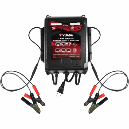 Yuasa - Yuasa 2 AMP Two-Bank Automatic Battery Charger/Maintainer - YUA1202262