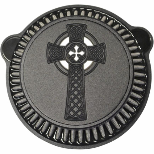 LA Choppers - LA Choppers Air Cleaner Assembly - Celtic Cross - Black - LA239700B