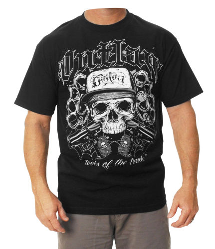 Outlaw Threadz - Outlaw Threadz Tools of the Trade T-Shirt - MT04-MD - Black - Medium