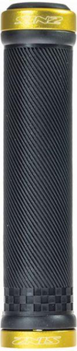 Sinz - Sinz Lock-On Mini Grips - Black/Gold - 91-0370KG