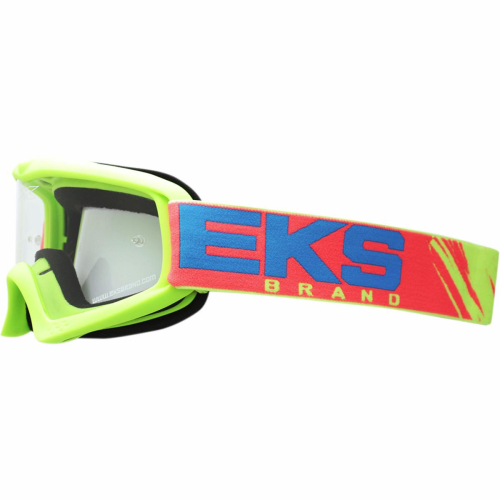 EKS Brand - EKS Brand X-Grom Youth Goggles - 06730160 - Liquid Fluorescent Yellow / Clear Lens - OSFM