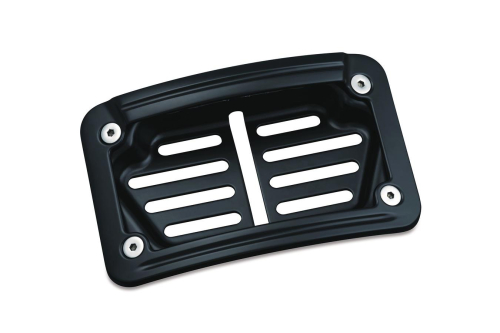 Kuryakyn - Kuryakyn LED Laydown Curved License Plate Frame - Satin Black - 7678