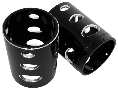RF Custom Parts - RF Custom Parts Exhaust Tips - Black - RF-3538