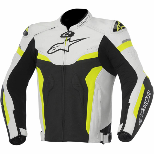 Alpinestars - Alpinestars Celer Leather Jacket - 310501512550 - Black/White/Yellow - 40
