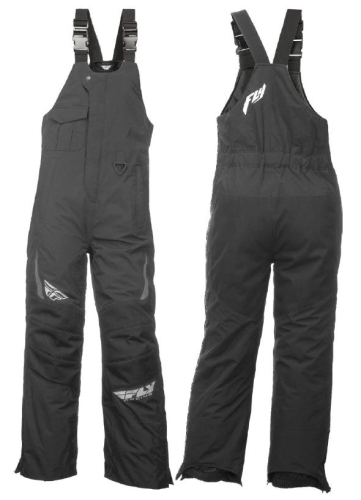 Fly Racing - Fly Racing Aurora Youth Bib (2017) - 470-2001YL - Black - Large