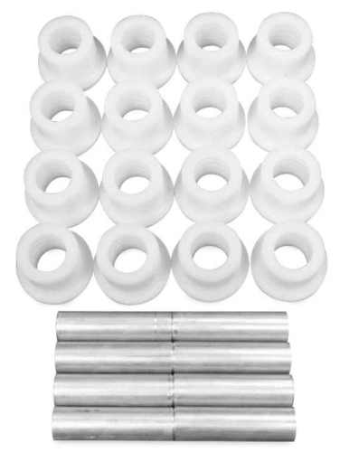 ModQuad - ModQuad A-Arm Bushings - Black Delrin - 16 Pcs. - CA-AR-1