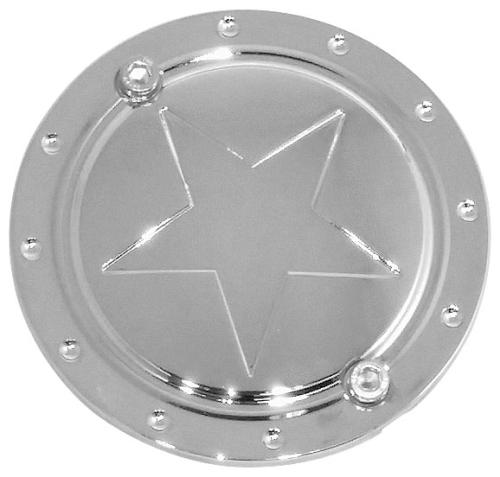 RF Custom Parts - RF Custom Parts Cam Cover - Chrome Lone Star - RF-3610CR