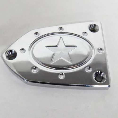 RF Custom Parts - RF Custom Parts Reservoir Cover - Right - Lone Star - Chrome - RF-3625RC