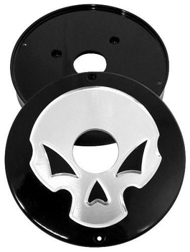 RF Custom Parts - RF Custom Parts Engine Badges - Black - Alien Skull - RF-3599