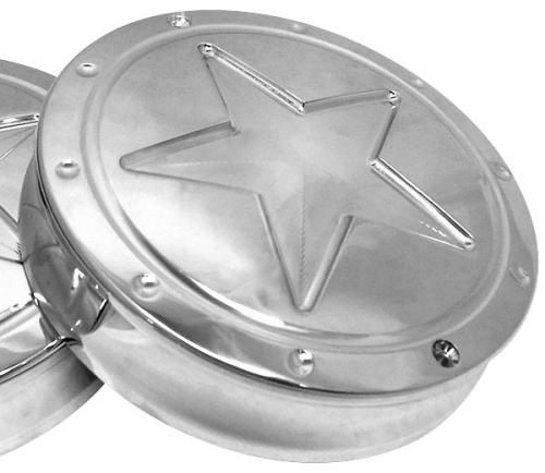 RF Custom Parts - RF Custom Parts Engine Badges - Chrome  Lone Star - RF-3597CR