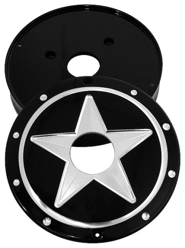 RF Custom Parts - RF Custom Parts Engine Badges - Black - Lone Star - RF-3597