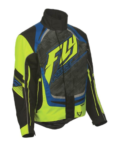 Fly Racing - Fly Racing SNX Pro Jacket - 470-3188L - Black/Hi-Vis - Large