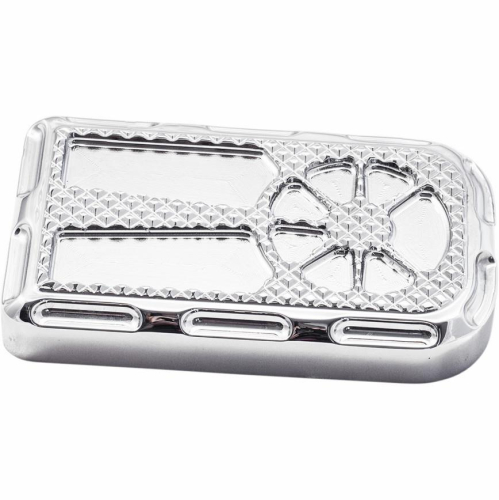 LA Choppers - LA Choppers Fusion Brake Pedal Cover - Artistic Chrome - LA-F420-00