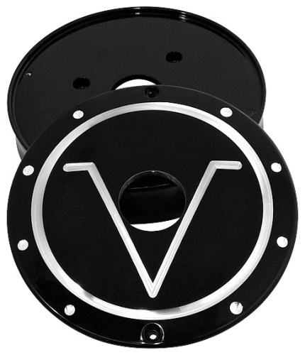 RF Custom Parts - RF Custom Parts Engine Badges - Black - V - RF-3613