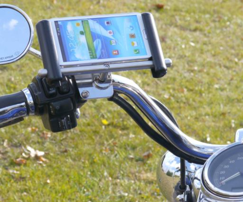 Desert Dawgs - Desert Dawgs eCaddy Slide Phone Mount - Chrome - ESL-HD-L