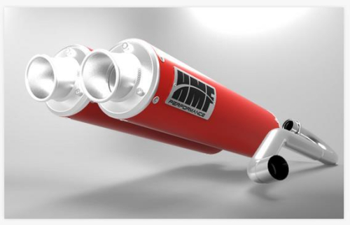HMF Engineering - HMF Engineering Performance Series Dual Full System Exhaust - Red - 035506606671