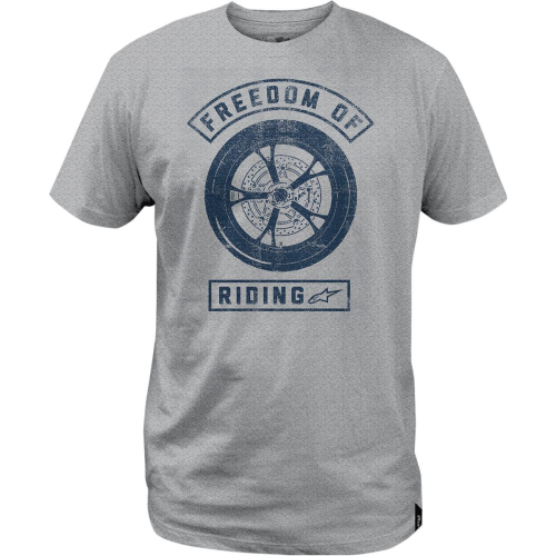 Alpinestars - Alpinestars Freedom Lock Up T-Shirt - 1M35720521822X - Athletic Heather - 2XL