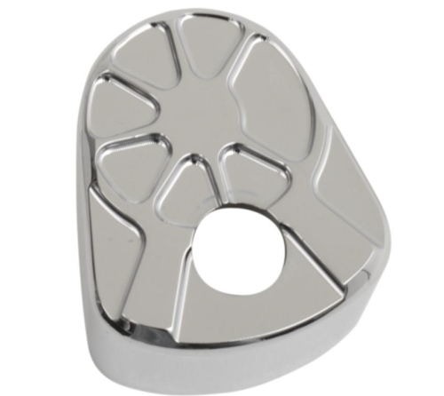 LA Choppers - LA Choppers Fusion Ignition Switch Cover - Artistic Chrome - LA-F350-02