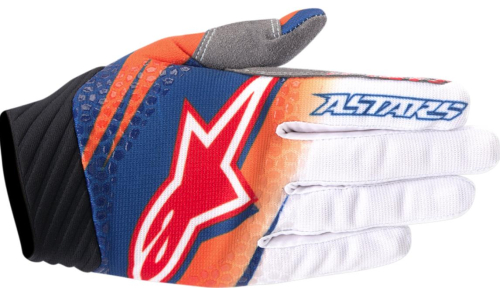 Alpinestars - Alpinestars Techstar Venom Gloves - 35600164292X - Orange/White/Navy - 2XL