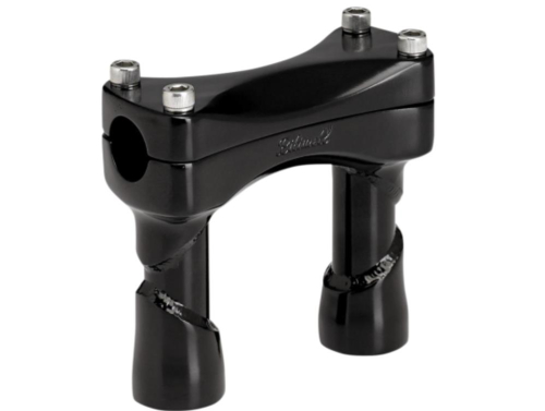 Biltwell Inc. - Biltwell Inc. 4in. Murdock Riser - Black - MR004HDBK