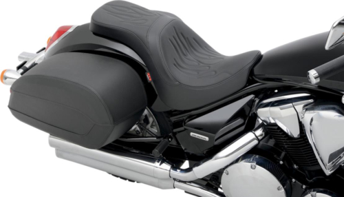 Z1R - Z1R 2-Up Predator Seat with Backrest - Flame Stitch - XF-2-0810-1808