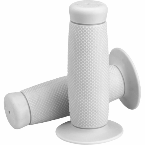 Biltwell Inc. - Biltwell Inc. Renegade Grips for 7/8in. Handlebars - White - GRREN78WT
