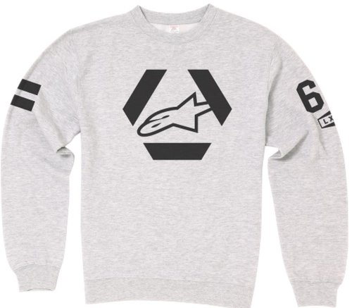 Alpinestars - Alpinestars Sniper Crew Fleece Sweatshirt - 1035510051112X - Heather Gray - 2XL