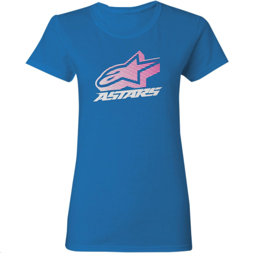 Alpinestars - Alpinestars Crown Womens T-Shirt - 1W357205776L - Turquoise - Large