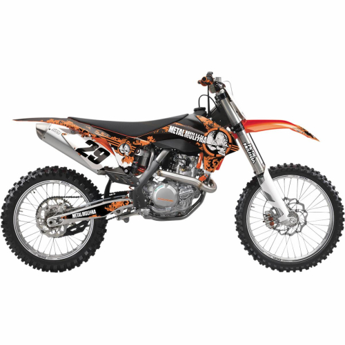 Factory Effex - Factory Effex Metal Mulisha 2016 Graphics Kit - Orange - 1911532